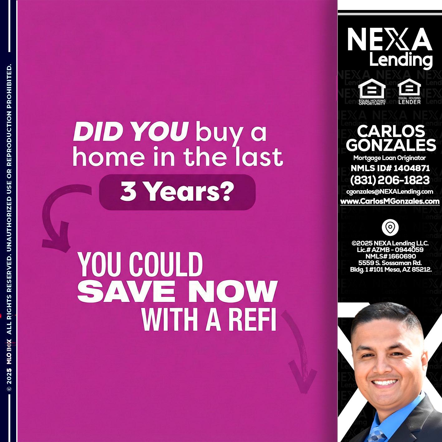 did you - Carlos Gonzales -Mortgage Loan Originator