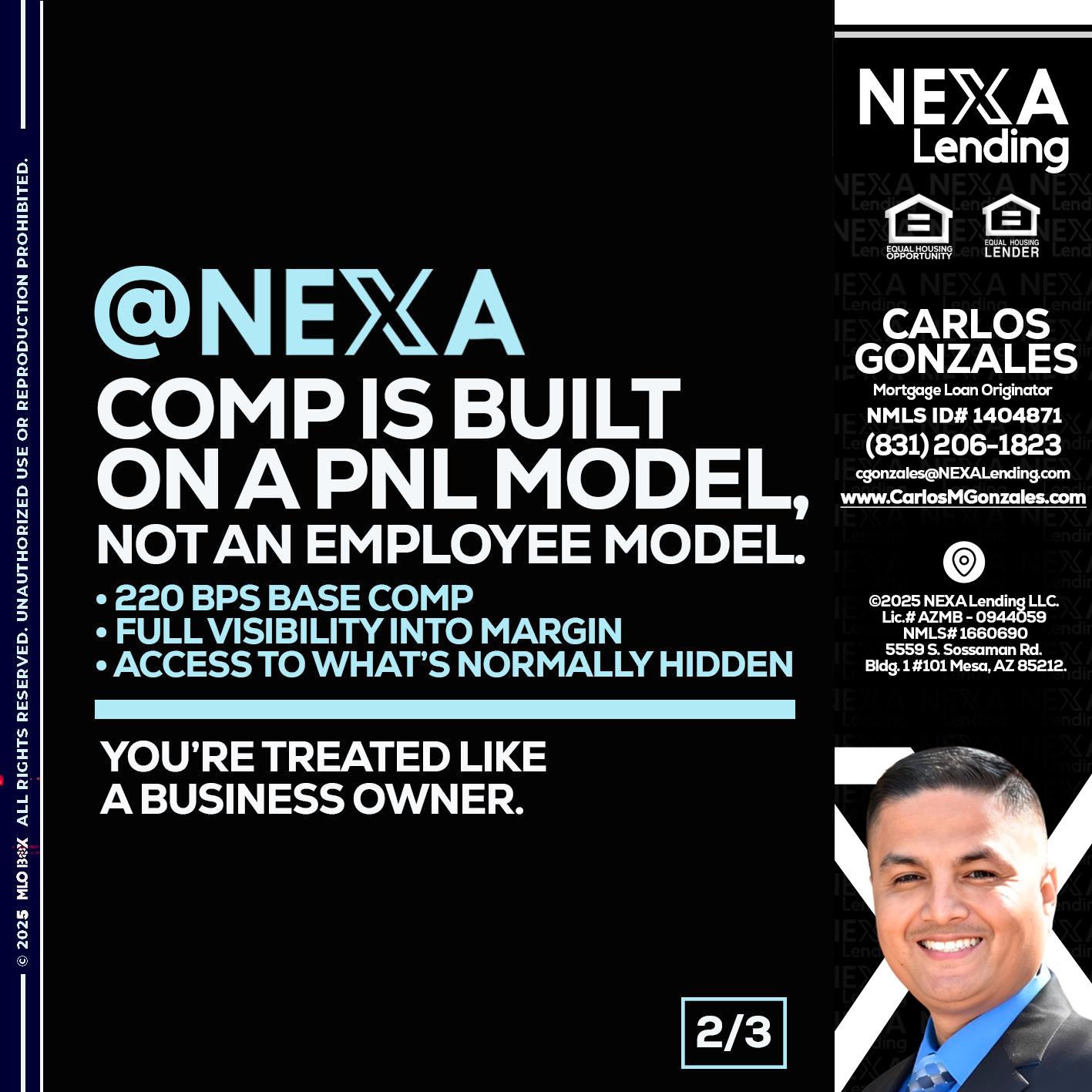 2 OF 3 - Carlos Gonzales -Mortgage Loan Originator