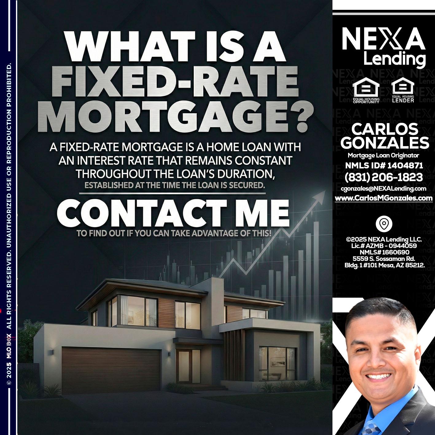 WHAT IS A - Carlos Gonzales -Mortgage Loan Originator