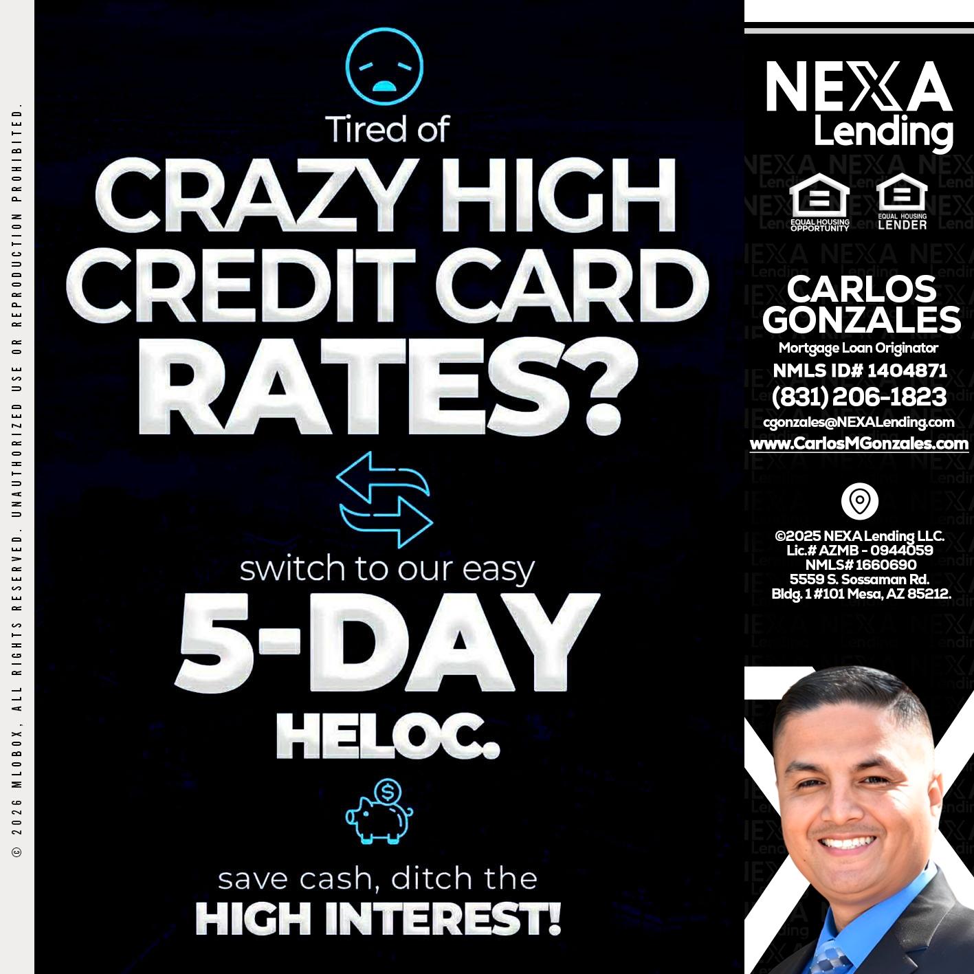 CRAZY HIGH - Carlos Gonzales -Mortgage Loan Originator