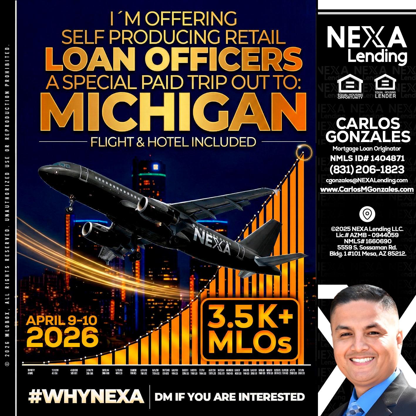 3.5K - Carlos Gonzales -Mortgage Loan Originator