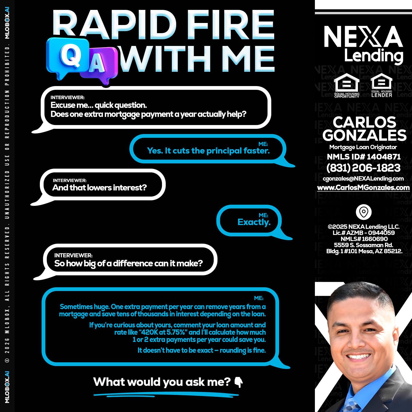 RAPID Q&A - Carlos Gonzales -Mortgage Loan Originator