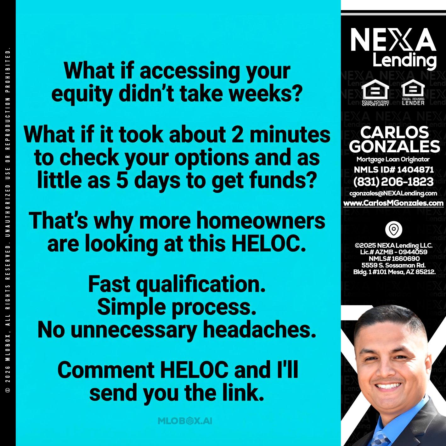 what if - Carlos Gonzales -Mortgage Loan Originator
