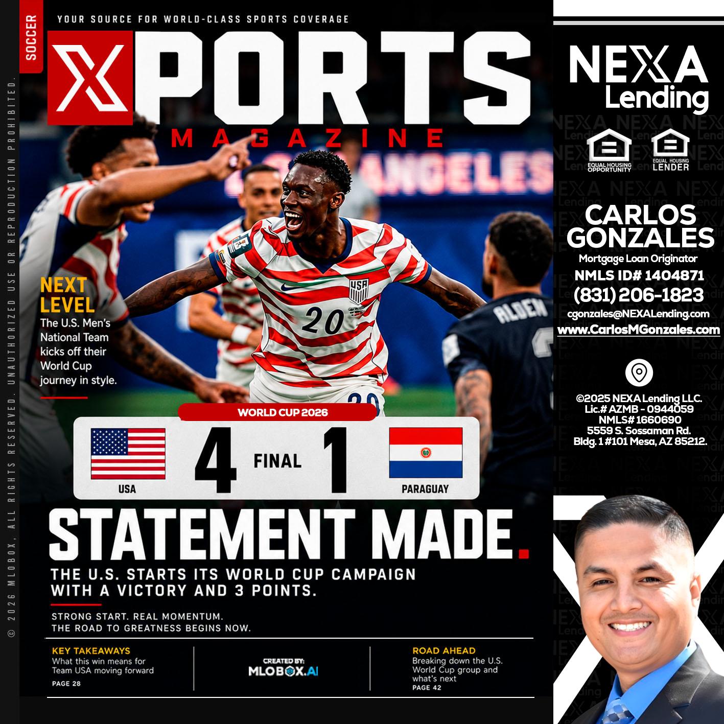 XPORTS - Carlos Gonzales -Mortgage Loan Originator