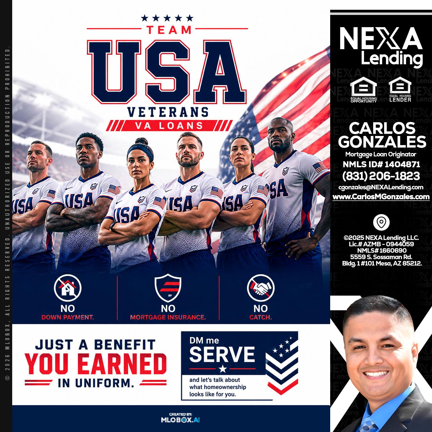 USA TEAM - Carlos Gonzales -Mortgage Loan Originator