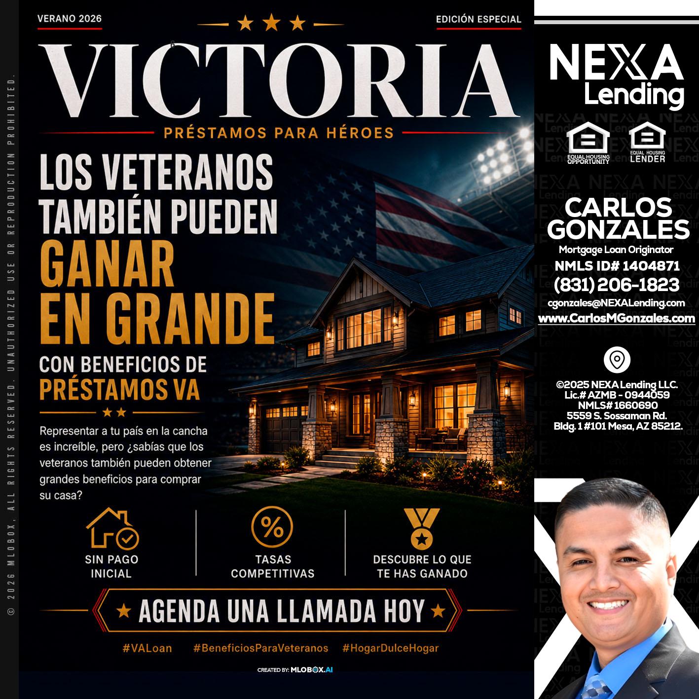 VICTORIA - Carlos Gonzales -Mortgage Loan Originator