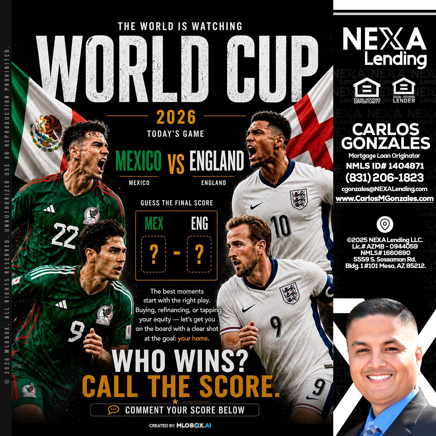 WHO'S WIN - Carlos Gonzales -Mortgage Loan Originator