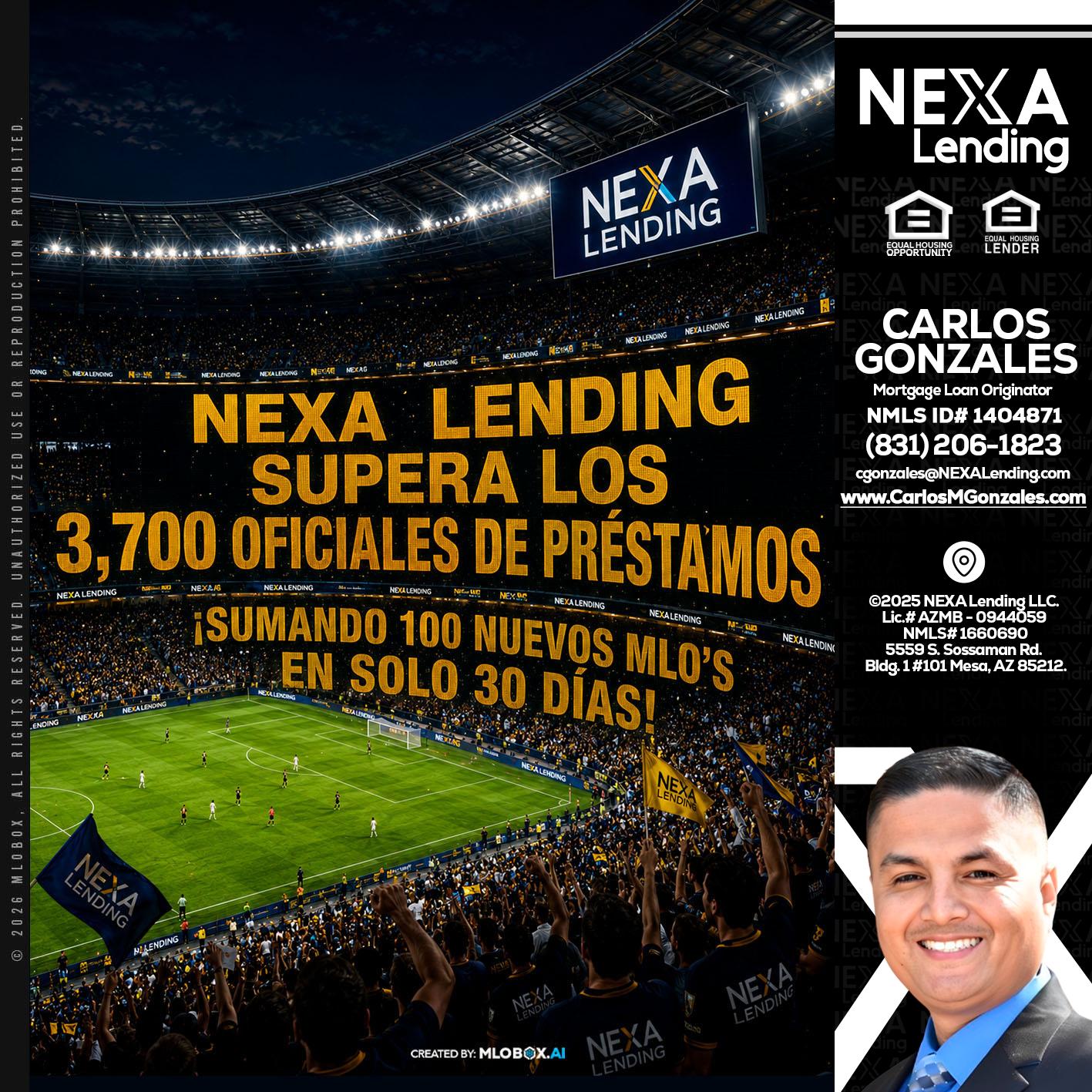 NEXA SUPERA - Carlos Gonzales -Mortgage Loan Originator