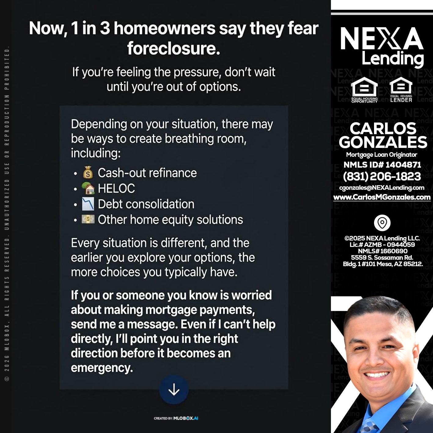 NOW - Carlos Gonzales -Mortgage Loan Originator